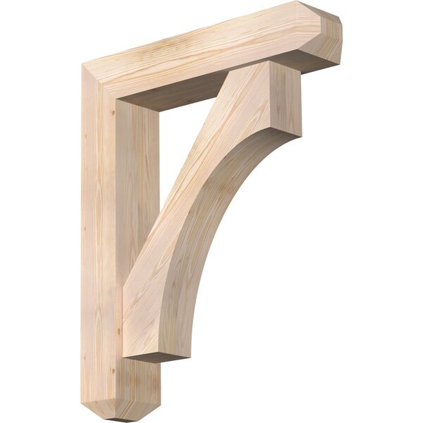Ekena Millwork Westlake Craftsman Smooth Bracket w/ Offset Brace, Douglas Fir, 7 1/2"W x 34"D x 42"H BKT0806X34X42WTL04SDF - main